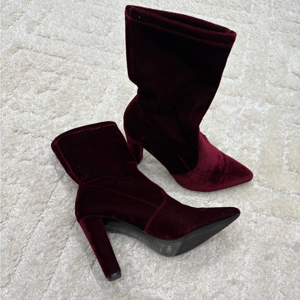 Aldo velvet boots, size 7.5